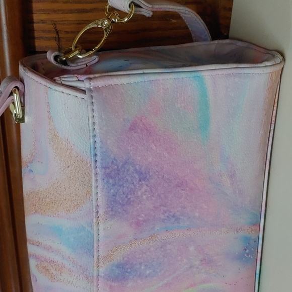 Betsey Johnson Luv Betsey Marble Mini Crossbody Hand Bag - Picture 8 of 16